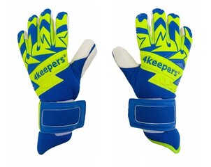 Перчатки вратарские 4keepers Equip Breeze Nc, 10,5, синего цвета цена и информация | 4KEEPERS Спорт, досуг, туризм | hansapost.ee