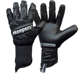 Вратарские перчатки 4keepers Equip Panter NC, 8.5, черного цвета цена и информация | Тренировочные перчатки. Размер 5 | hansapost.ee