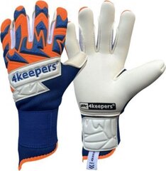 Вратарские перчатки 4keepers Equip Puesta NC, 6, синий цвет цена и информация | Тренировочные перчатки. Размер 5 | hansapost.ee