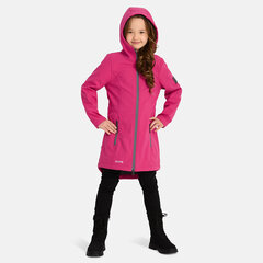 Длинная куртка софтшелл для девочек Huppa ANETA, цвет фуксия цена и информация | Куртки, пальто для девочек | hansapost.ee