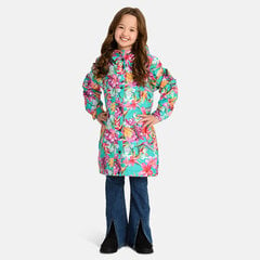 Весенне-осенняя куртка для девочек Huppa JANELLE 1, 40г, мятно-зелено-пестрый цвет цена и информация | Куртки, пальто для девочек | hansapost.ee