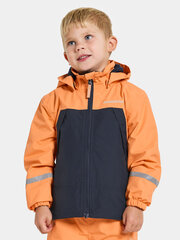 Детская куртка Didriksons весна-осень ENSO, оранжевый/темно-синий цвет цена и информация | Didriksons Одежда для мальчиков | hansapost.ee