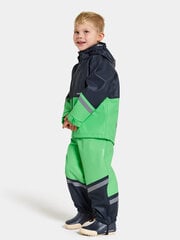Didriksons laste kummikomplekt WATERMAN 10, tumesinine-roheline цена и информация | Непромокаемая одежда для детей | hansapost.ee