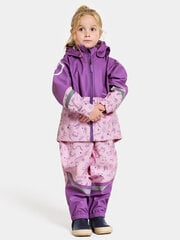 Didriksons laste kummikomplekt WATERMAN DOODLE 8, lilla-roosa price and information | Rainwear for children | hansapost.ee