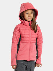 Didriksons NEJLIKA утепленный свитер для девочек, кораллово-розовый цвет цена и информация | Свитеры, жилетки, пиджаки для девочек | hansapost.ee