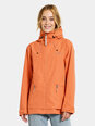 Женская куртка Didriksons весна-осень TURVI, оранжевого цвета