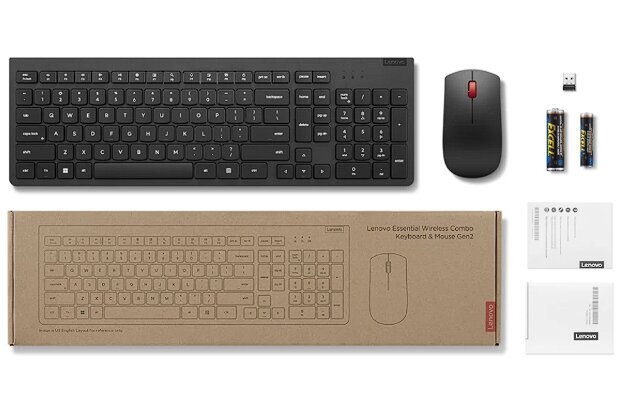 Lenovo Essential Wireless Combo Gen 2 4X31N50751 цена и информация | Klaviatuurid | hansapost.ee