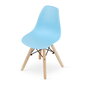 leobert Zubi 3 toolist koosnev komplekt lastele, sinine/pruun hind ja info | Lauad ja toolid lastele | hansapost.ee