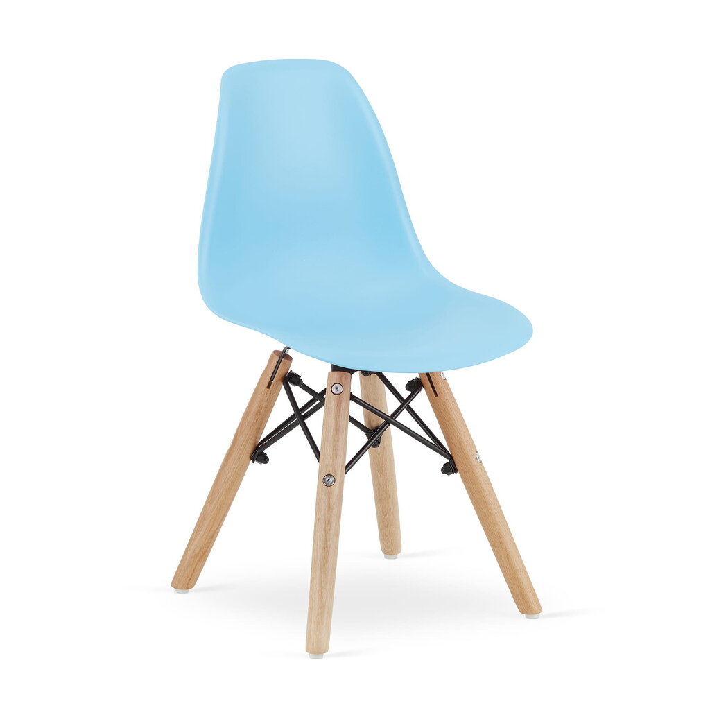 2 Leobert Zubi lastetoolist koosnev komplekt, sinine/pruun hind ja info | Lauad ja toolid lastele | hansapost.ee