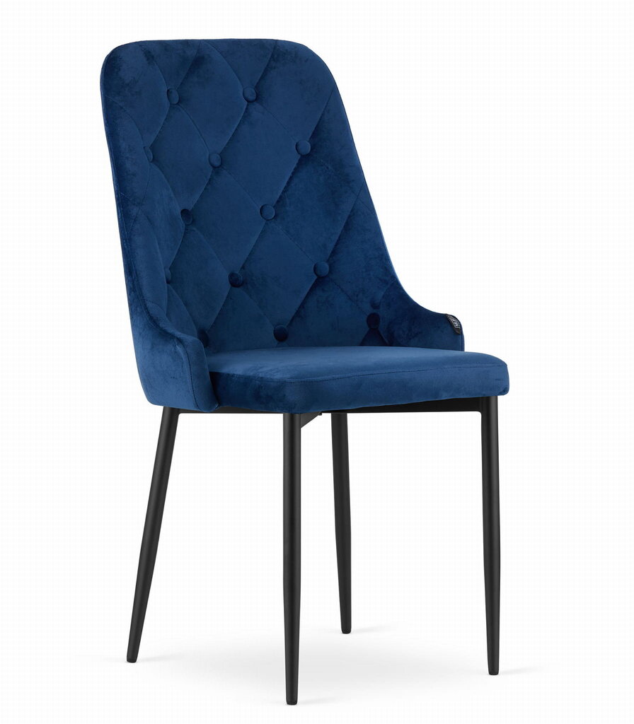 leobert Capri 3 toolist koosnev komplekt, sinine/must цена и информация | Köögitoolid, söögitoolid | hansapost.ee
