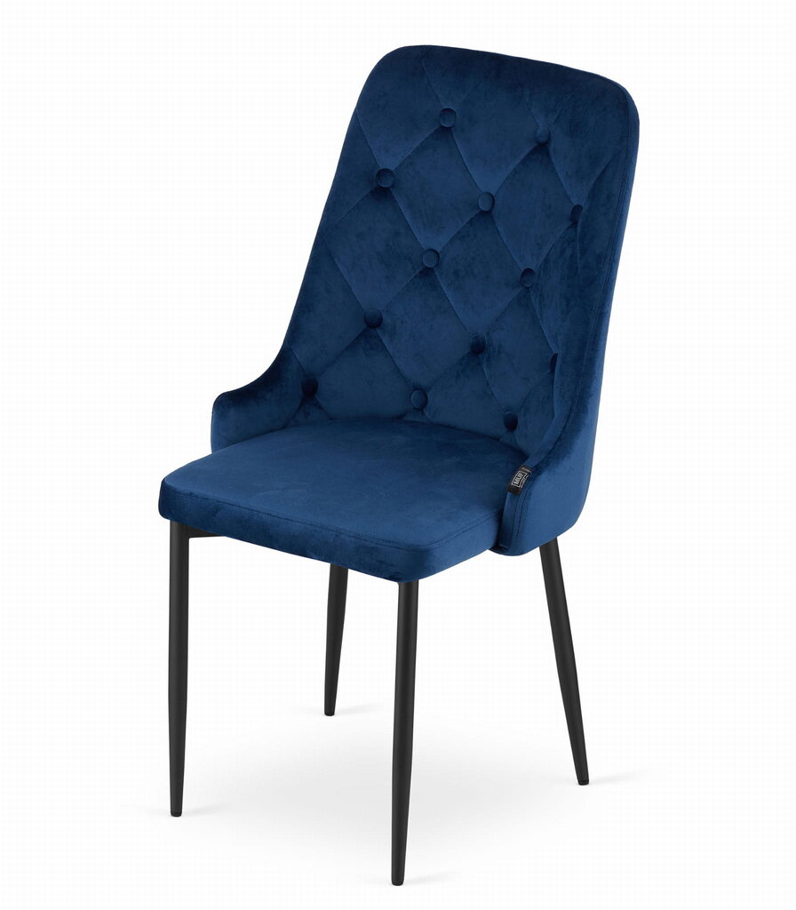 2 tooli Leobert Capri komplekt, sinine/must hind ja info | Köögitoolid, söögitoolid | hansapost.ee