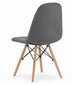 Komplektis 2 tooli Leobert Dumo, hall/pruun hind ja info | Köögitoolid, söögitoolid | hansapost.ee
