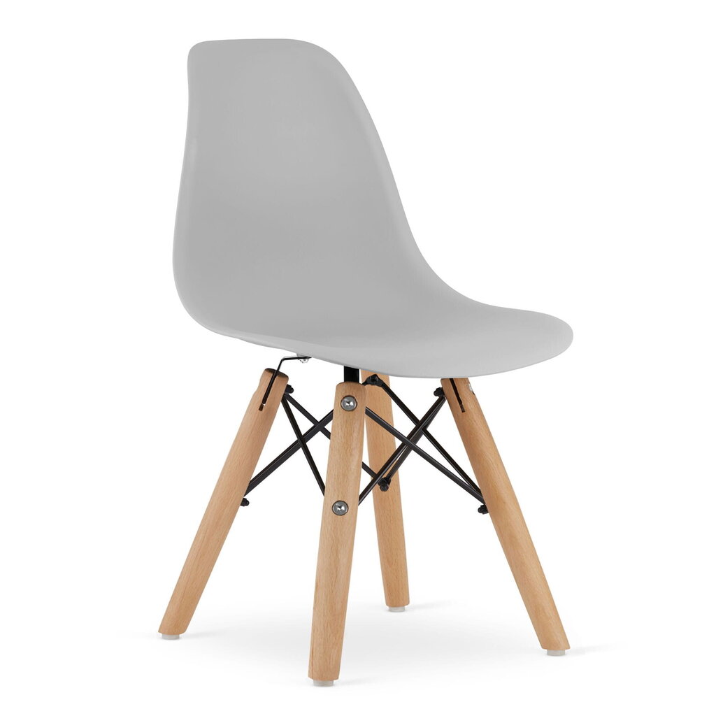 leobert Zubi 3 lastetoolist koosnev komplekt, pruun/hall цена и информация | Lauad ja toolid lastele | hansapost.ee
