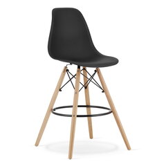 комплект из 2 стульев Leobert Lamal, черный/коричневый цена и информация | Стулья для кухни и столовой | hansapost.ee