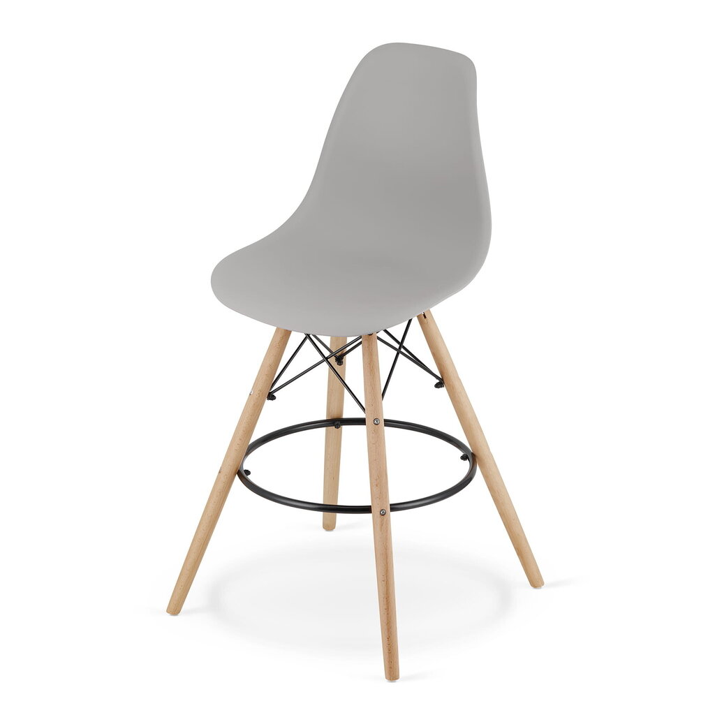 3 tooli Leobert Lamal, hall/pruun komplekt hind ja info | Köögitoolid, söögitoolid | hansapost.ee
