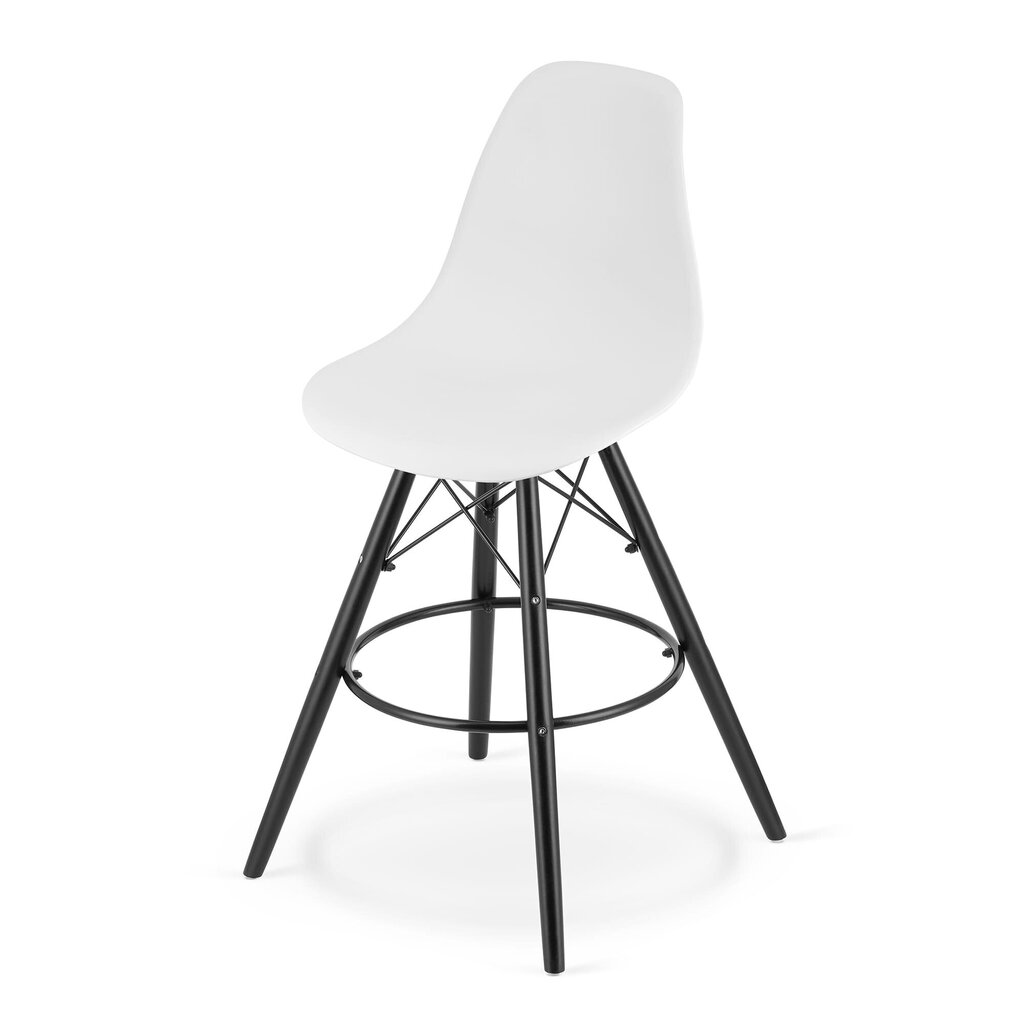 3 tooli Leobert Lamal, valge/must komplekt hind ja info | Köögitoolid, söögitoolid | hansapost.ee
