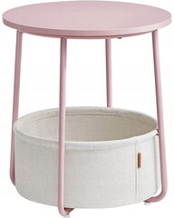 Кофейный столик Leobert LET223R61, розовый/белый цена и информация | Журнальные столики | hansapost.ee