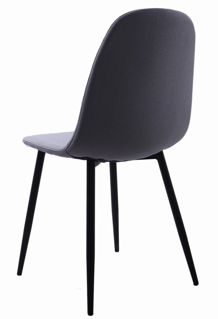 leobert Dart 3 toolist koosnev komplekt, hall/must hind ja info | Köögitoolid, söögitoolid | hansapost.ee