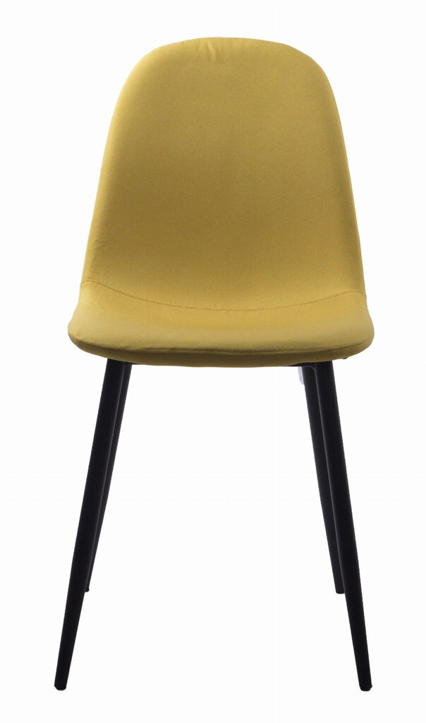 Komplektis 4 tooli Leobert Dart, kollane/must hind ja info | Köögitoolid, söögitoolid | hansapost.ee