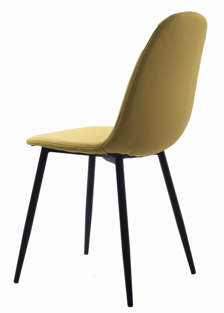 leobert Dart 3 toolist koosnev komplekt, kollane/must hind ja info | Köögitoolid, söögitoolid | hansapost.ee