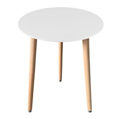 Köögilaud Leobert Kami, valge/pruun price and information | Kitchen tables, dining tables | hansapost.ee