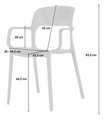 4 tooli Leobert Saha komplekt, must hind ja info | Köögitoolid, söögitoolid | hansapost.ee