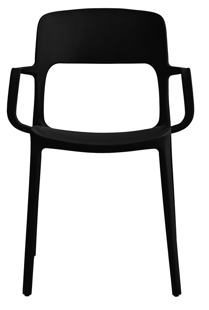 4 tooli Leobert Saha komplekt, must hind ja info | Köögitoolid, söögitoolid | hansapost.ee