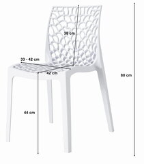 комплект из 3 стульев Leobert Bafo, черный цена и информация | Стулья для кухни и столовой | hansapost.ee