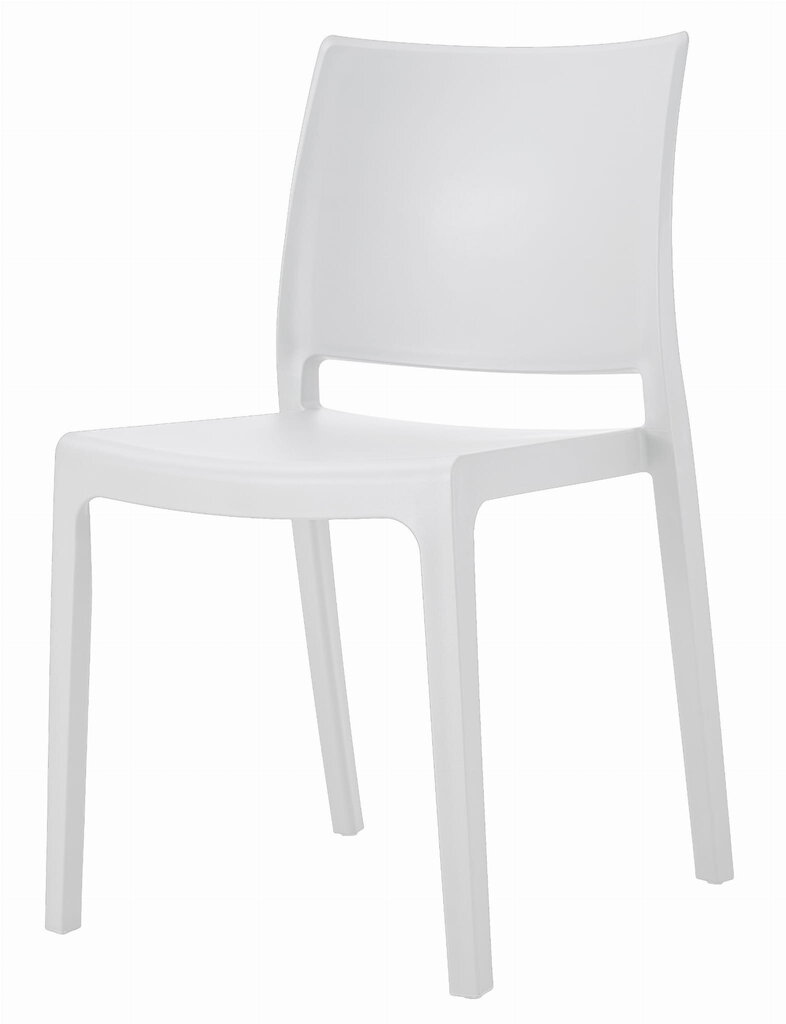 3 tooli Leobert Klem, valge цена и информация | Köögitoolid, söögitoolid | hansapost.ee