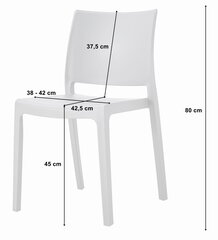 комплект из 2 стульев Leobert Klem, черный цена и информация | Стулья для кухни и столовой | hansapost.ee