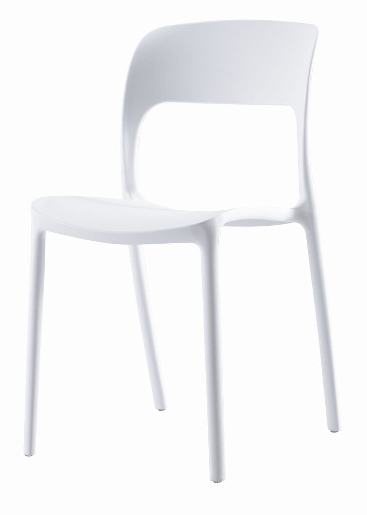 Komplektis 4 tooli Leobert Ipos, valge цена и информация | Köögitoolid, söögitoolid | hansapost.ee