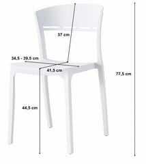 Komplektis 4 tooli Leobert Coco, must hind ja info | Köögitoolid, söögitoolid | hansapost.ee