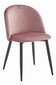 3 tooli komplekt Leobert Bello, roosa/must цена и информация | Köögitoolid, söögitoolid | hansapost.ee