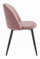 3 tooli komplekt Leobert Bello, roosa/must цена и информация | Köögitoolid, söögitoolid | hansapost.ee