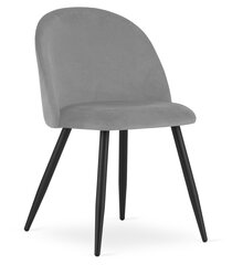 комплект из 4 стульев Leobert Bello, серый/черный цена и информация | Стулья для кухни и столовой | hansapost.ee
