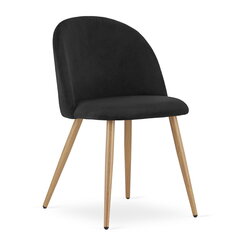 комплект из 2 стульев Leobert Bello, черный/коричневый цена и информация | Стулья для кухни и столовой | hansapost.ee