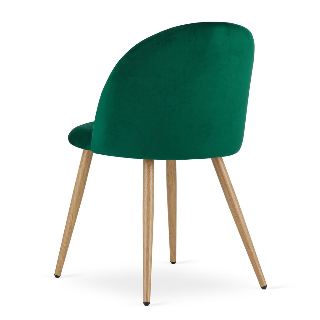 Komplektis 3 tooli Leobert Bello, roheline/pruun цена и информация | Köögitoolid, söögitoolid | hansapost.ee