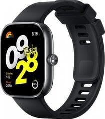 Xiaomi Redmi Watch 4 Obsidian Black BHR7854GL цена и информация | Смарт-часы (smartwatch) | hansapost.ee