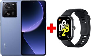 Xiaomi 13T 5G 8/256GB Alpine Blue + Xiaomi Redmi Watch 4 Obsidian Black цена и информация | Мобильные телефоны | hansapost.ee