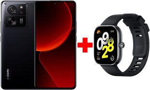 Xiaomi 13T Pro 5G 12/512GB Black + Xiaomi Redmi Watch 4 Obsidian Black цена и информация | Мобильные телефоны | hansapost.ee
