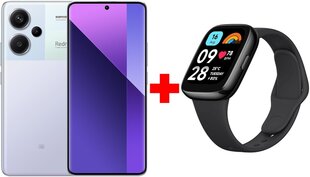 Xiaomi Redmi Note 13 Pro+ 5G 12/512GB Aurora Purple + Xiaomi Redmi Watch 3 Active Black hind ja info | Telefonid | hansapost.ee