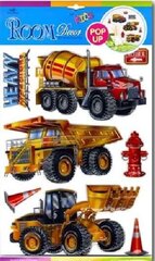3D seina kaunistamine - tuletõrjeautod цена и информация | Декоративные наклейки | hansapost.ee
