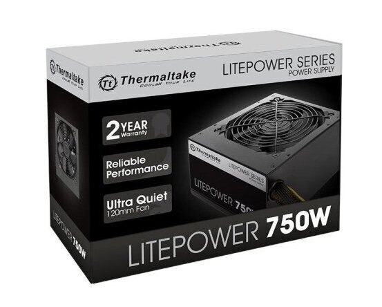 Thermaltake Litepower II 750W hind ja info | Toiteplokid | hansapost.ee