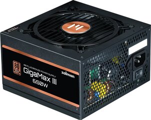 Zalman GigaMax III 650W ZM650-GV3 цена и информация | Материнские платы (PSU) | hansapost.ee