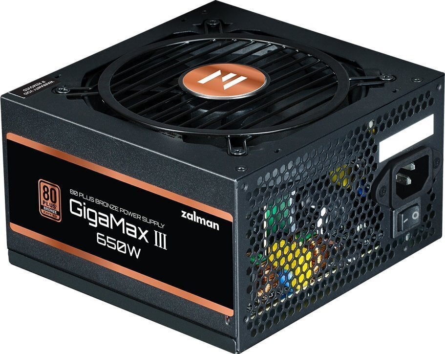 Zalman GigaMax III 650W ZM650-GV3 цена и информация | Toiteplokid | hansapost.ee