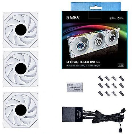 Lian Li Uni TL LCD Series Fan 3-Pack LULI-072 цена и информация | Arvuti ventilaatorid | hansapost.ee