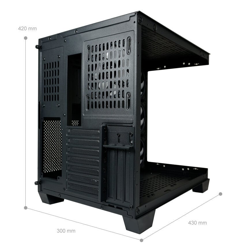 LC-Power 809B Dark Storm hind ja info | Arvutikorpused | hansapost.ee