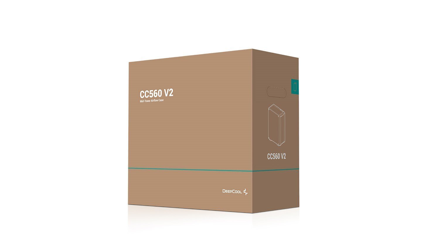 Deepcool CC560 V2 R-CC560-BKGAA4-G-2 цена и информация | Arvutikorpused | hansapost.ee