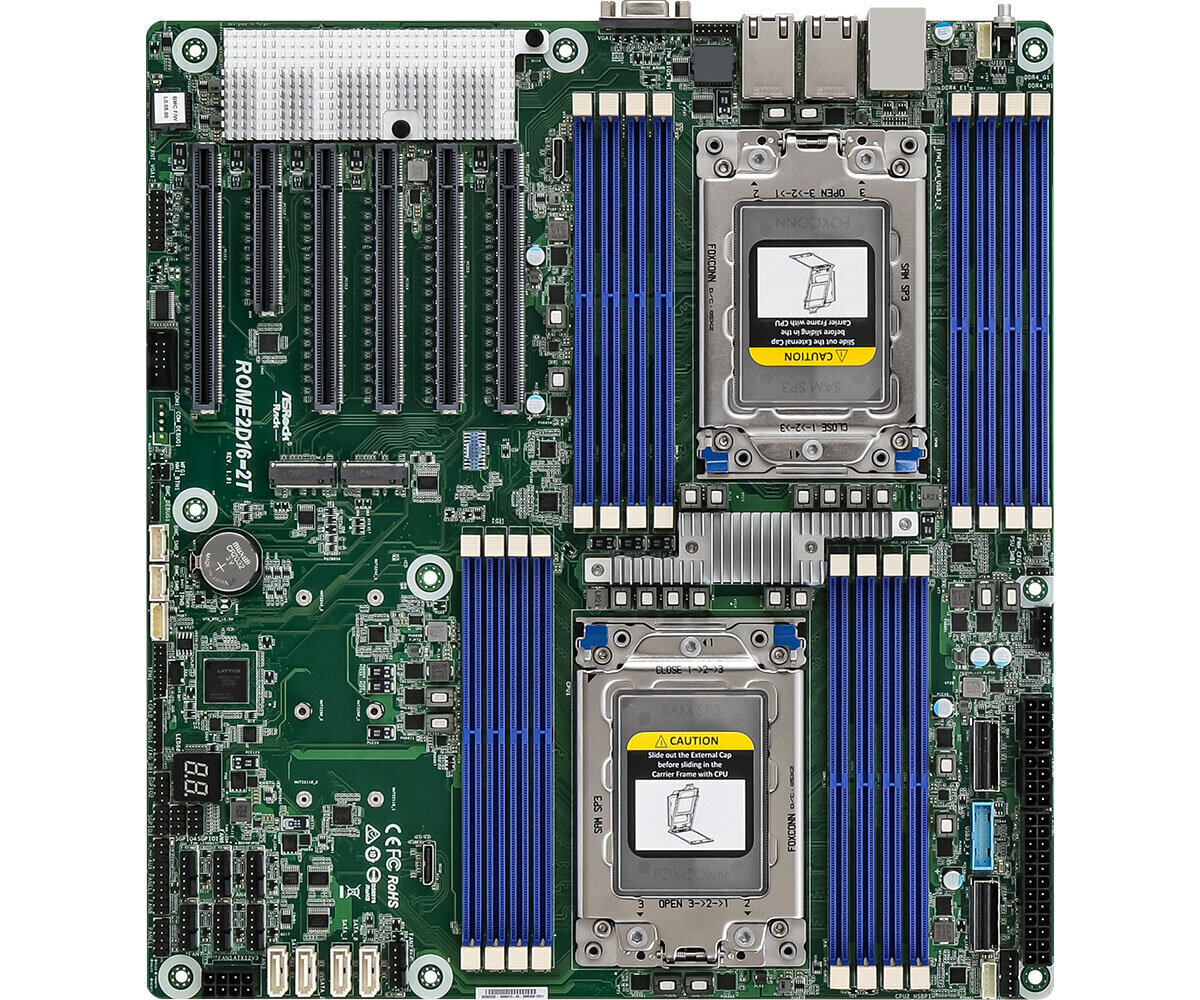 ASRock ROME2D16-2T цена и информация | Emaplaadid | hansapost.ee