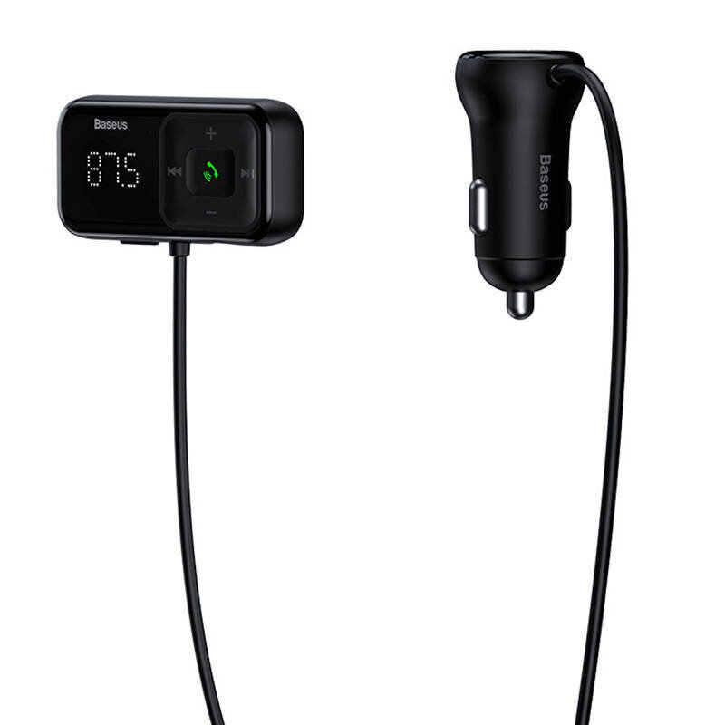 Wireless Bluetooth FM transmitter with charger Baseus S-16 hind ja info | FM trasmitterid ja modulaatorid | hansapost.ee